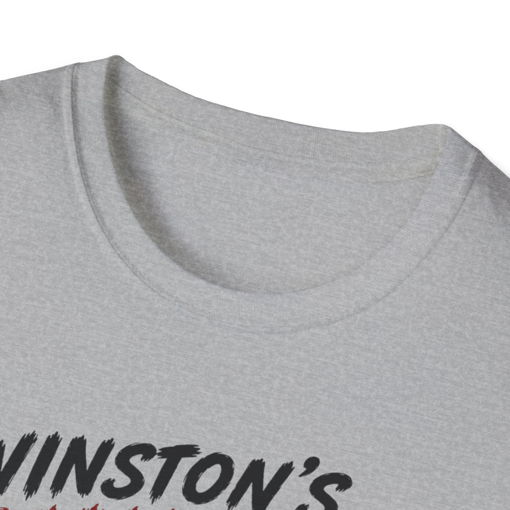 T-Shirt — "Winston’s Chilling Like a Sir" Vintage Gentleman Graphic