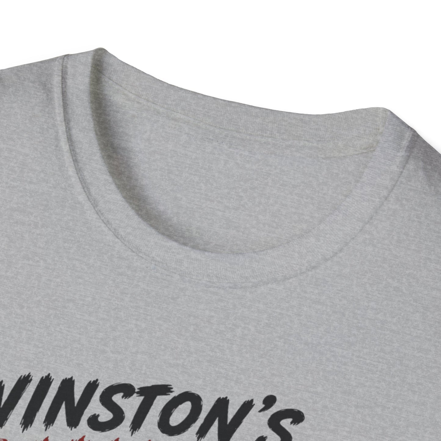 T-Shirt — "Winston’s Chilling Like a Sir" Vintage Gentleman Graphic