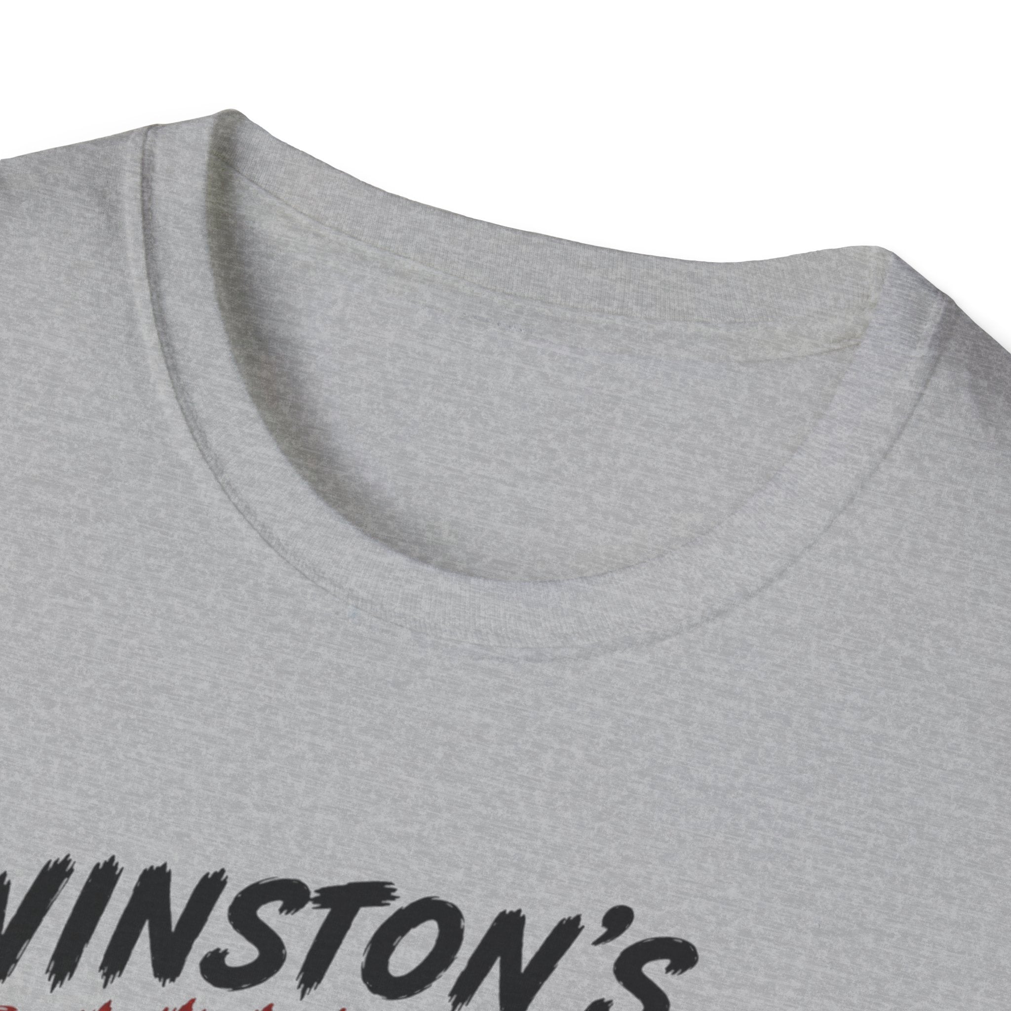T-Shirt — "Winston’s Chilling Like a Sir" Vintage Gentleman Graphic