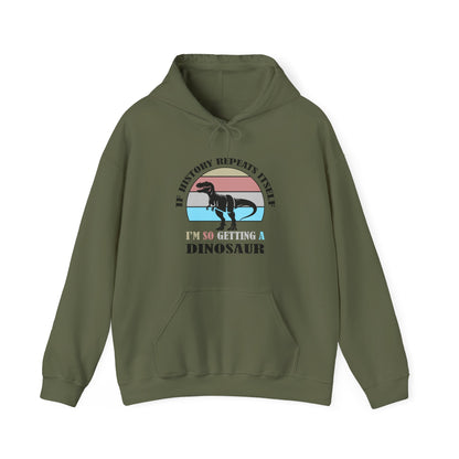 History Dinosaur Hoodie