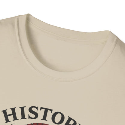 History Is Written By Warriors T-Shirt — Spartan Helmet Graphic Tee