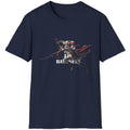 Navy T-Shirt with the text "Keep Calm And Fix Bayonets" on top of a image of a old school soldier.