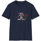 Navy T-Shirt with the text "Keep Calm And Fix Bayonets" on top of a image of a old school soldier.
