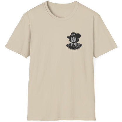 Natural T-Shirt with Oliver Cromwell as the Lord Protector.